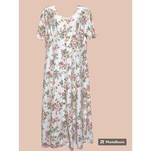 Vintage Romantic Grunge Fairy Shirt Dress M Oversize Bloomcore Cosplay Duster